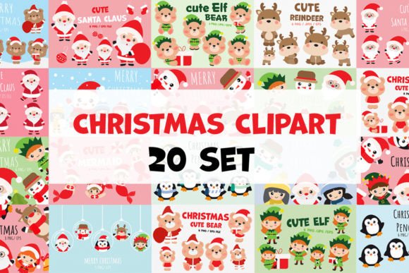Christmas Clipart 20 Set: A Designer's Stitch Test