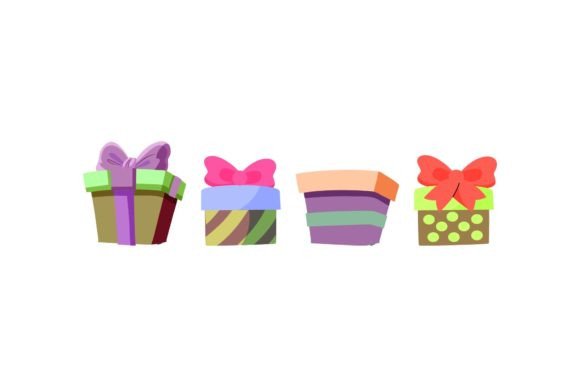 Christmas Gift Vector Illustration for Creative Design Projects