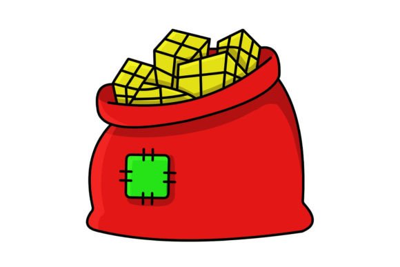 Christmas Present Vector Illustration for Local Branding