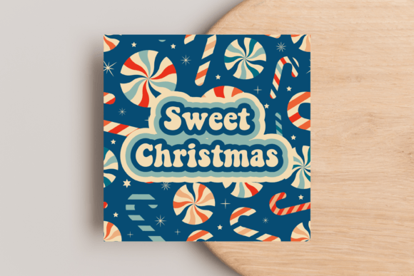 Christmas Square Greeting Card Illustrations