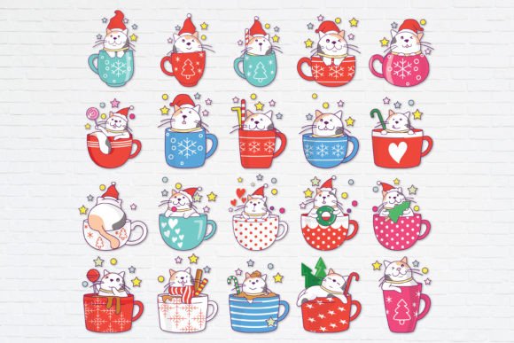 Cute Cat in Christmas Coffee SVG Review