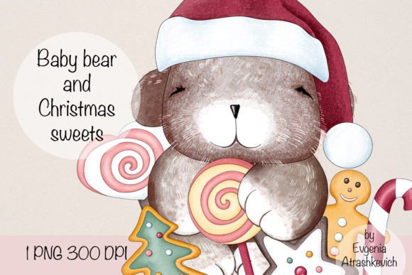 Little Bear Christmas Sweet Sublimation: A Designer's Review of Seasonal Illustrations