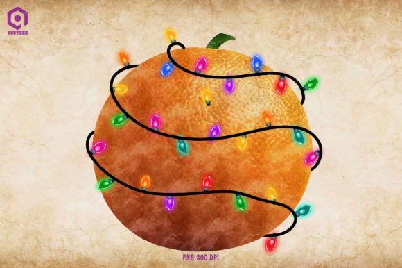 Orange Christmas Tree Lights Embroidery Review