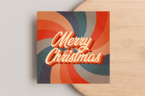 Retro Groovy Christmas Card Embroidery Review